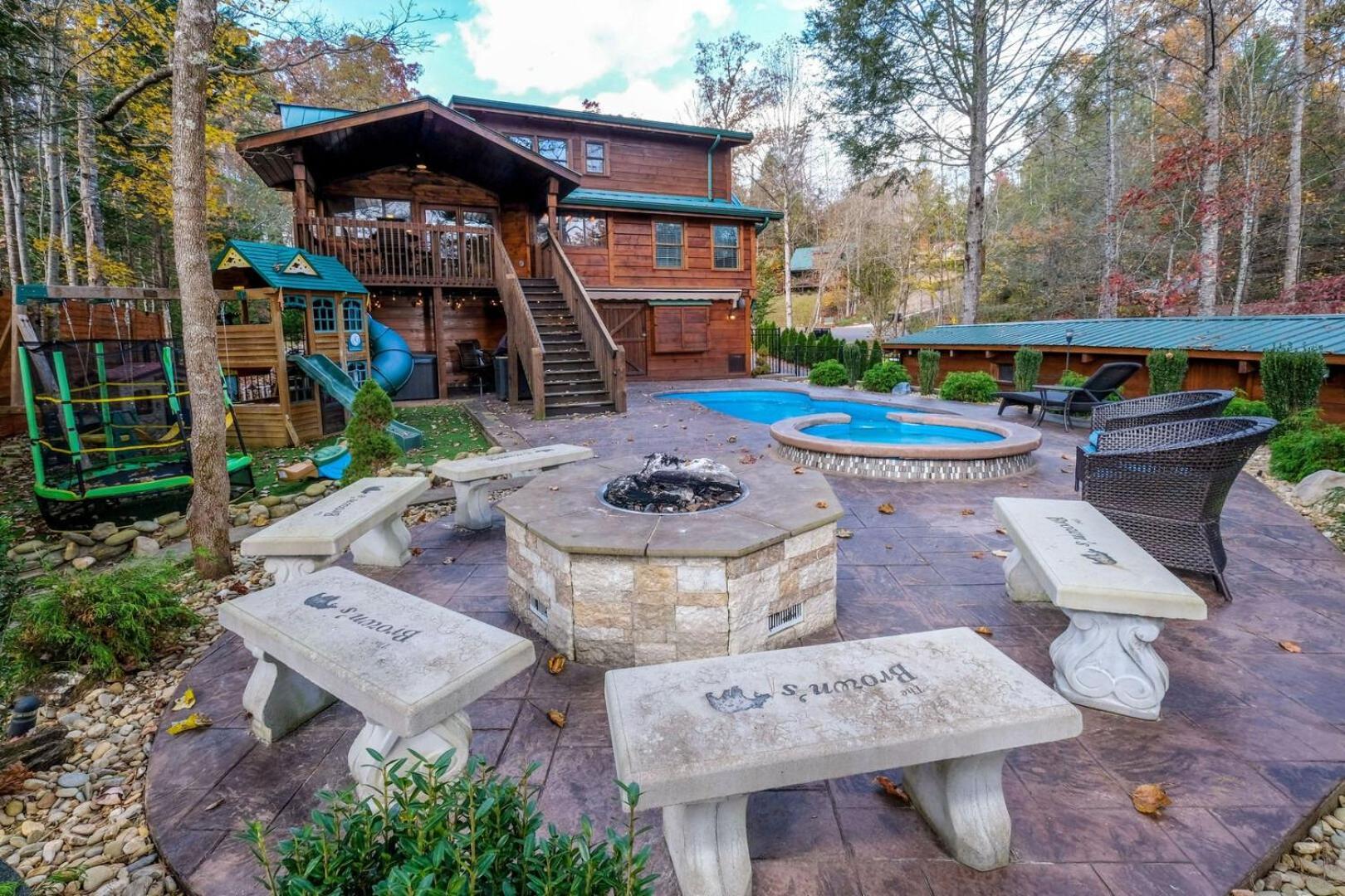 Pitter Patter Swimming Pool Ht Near D'Town Villa Gatlinburg Luaran gambar