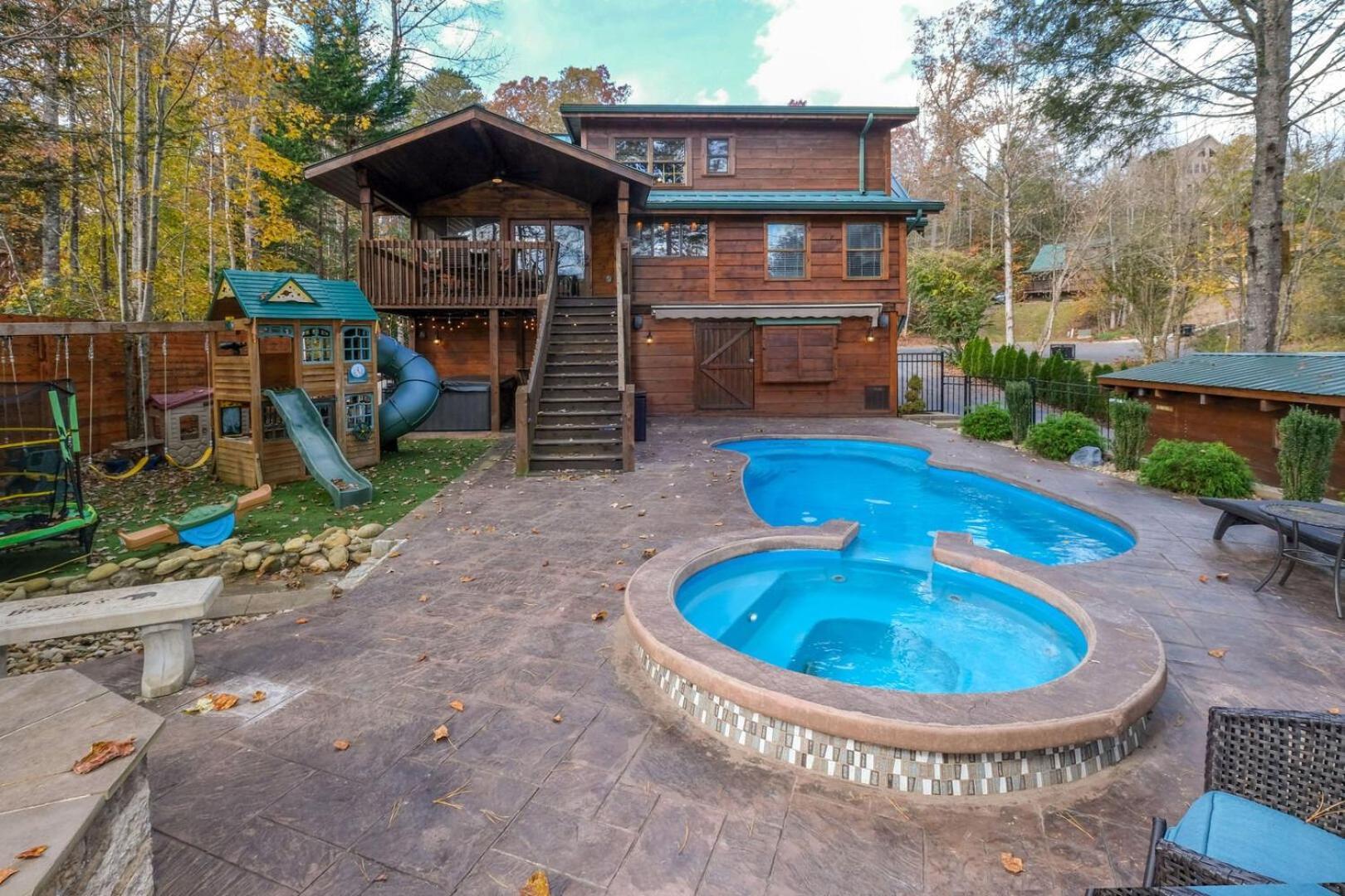 Pitter Patter Swimming Pool Ht Near D'Town Villa Gatlinburg Luaran gambar