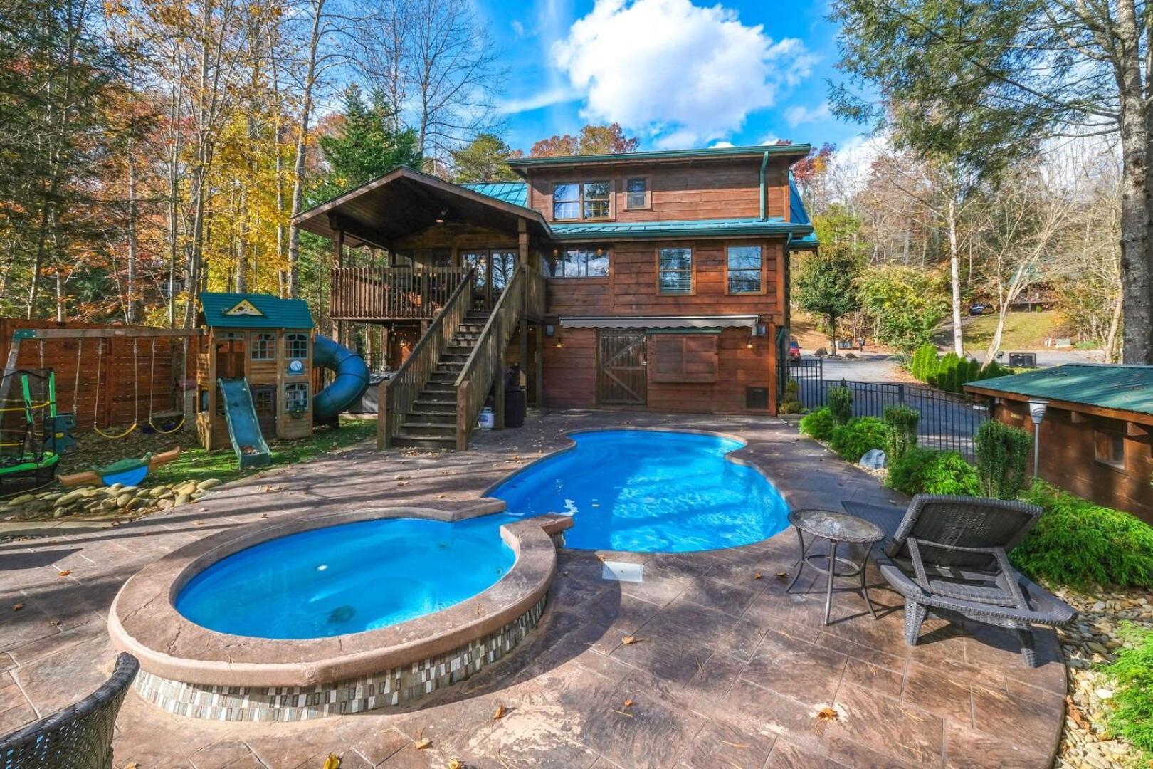 Pitter Patter Swimming Pool Ht Near D'Town Villa Gatlinburg Luaran gambar